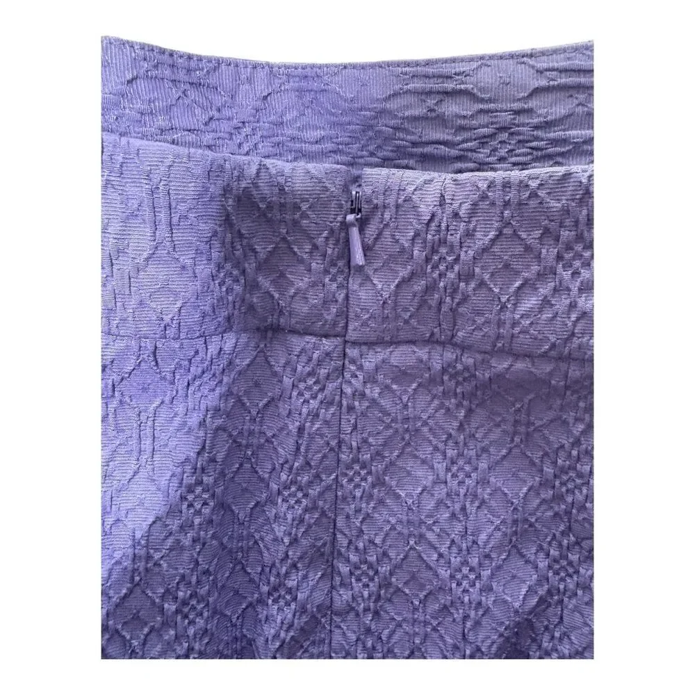 Banana Republic Periwinkle Blue Textured Straight Pencil Skirt size 8